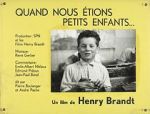 Watch Quand nous étions petits enfants Putlocker