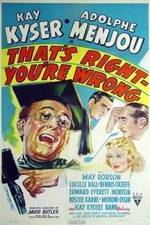 Watch That's Right - You're Wrong Putlocker